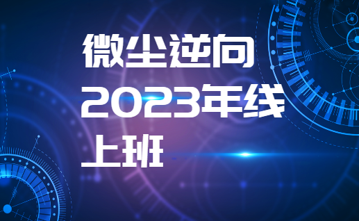 微尘逆向2023年线上班
