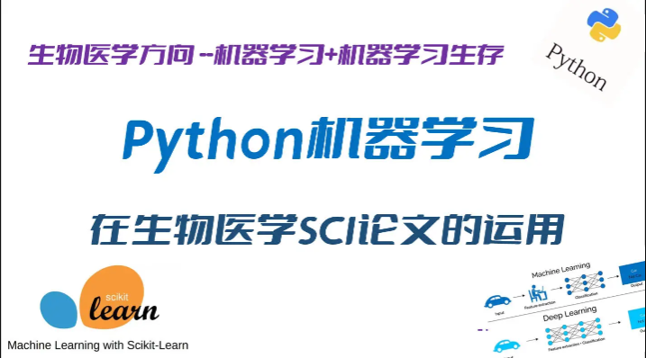 Python机器学习在生物医学SCI论文研究中的运用–完全版