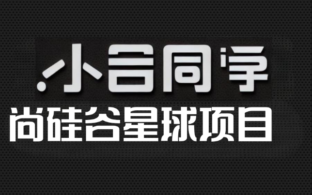 尚硅谷星球项目-小谷同学