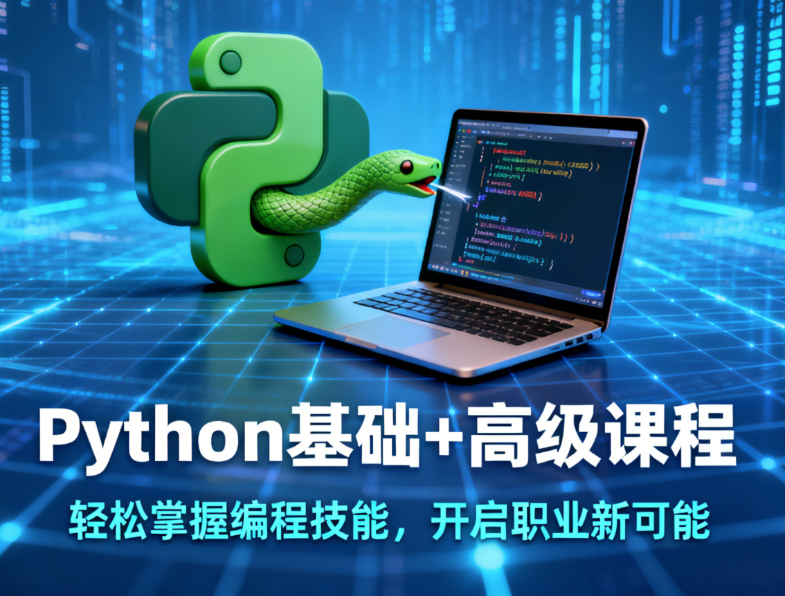 Python基础+高级课程带你轻松掌握编程技能