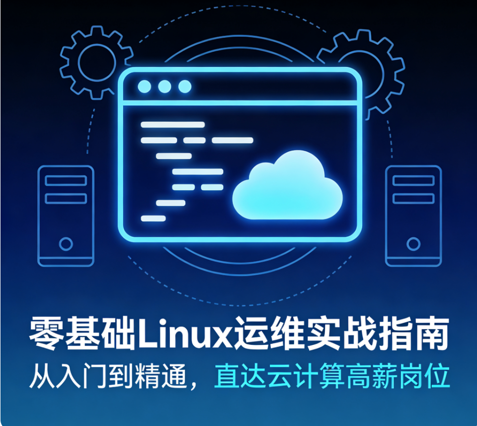 零基础Linux运维实战指南 – 从入门到精通，直达云计算高薪岗位