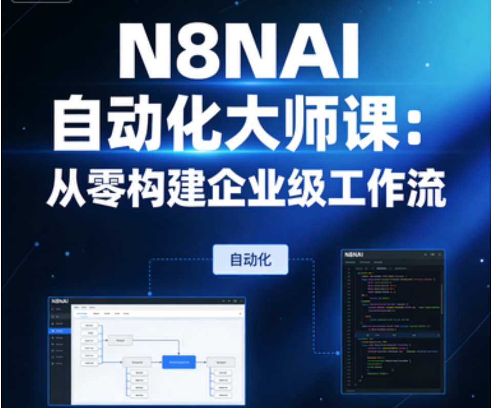 N8NAI自动化大师课：从零构建企业级工作流