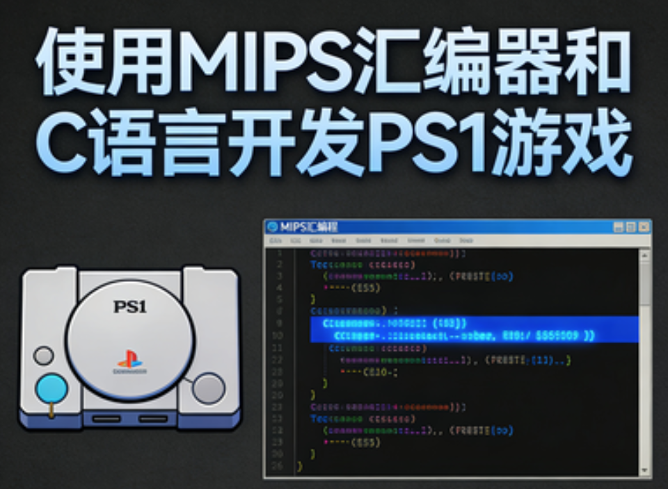 使用MIPS汇编器和C语言开发PS1游戏(英文版)