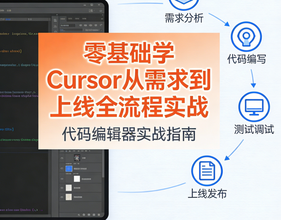 零基础学Cursor从需求到上线全流程实战
