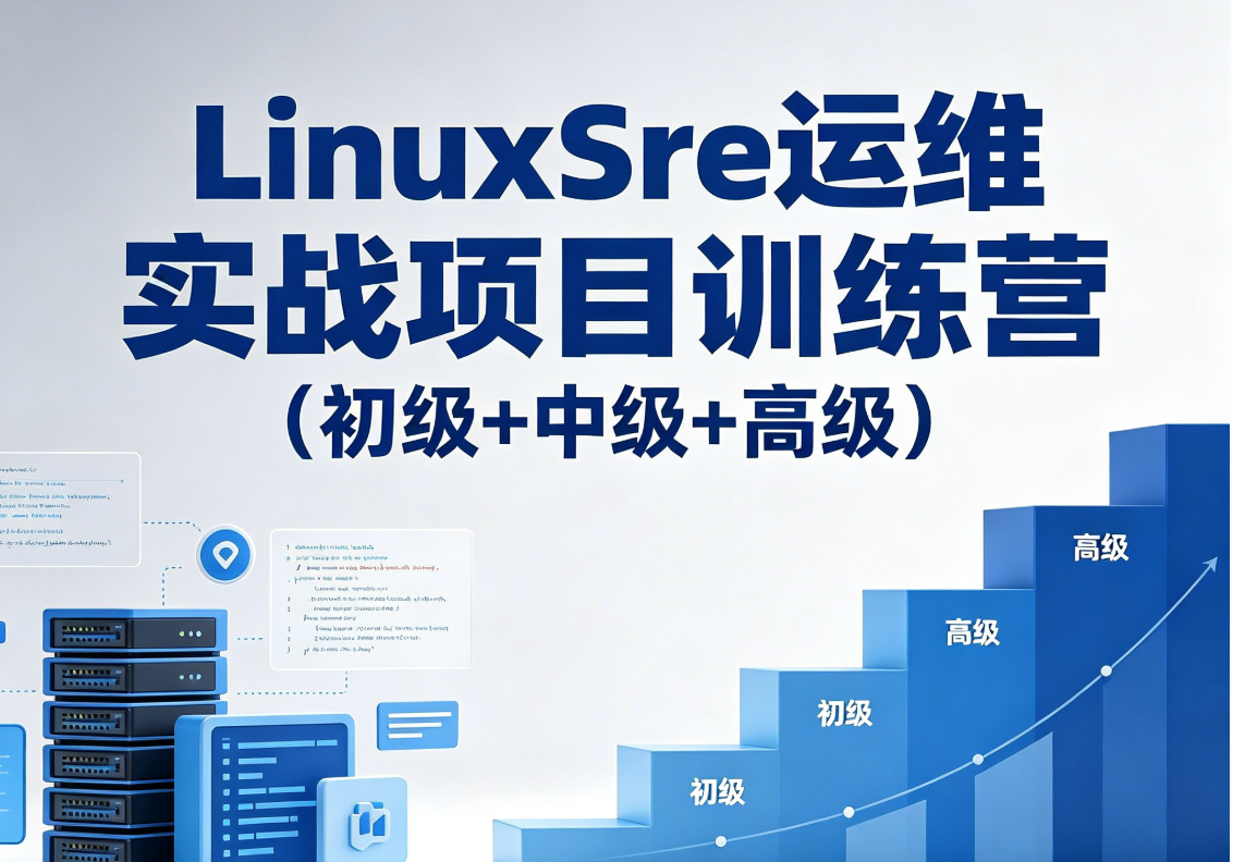 标杆徐LinuxSre运维实战项目训练营（初级+中级+高级）