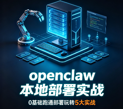 openclaw 本地部署实战,0基础跑通部署玩转5大实战
